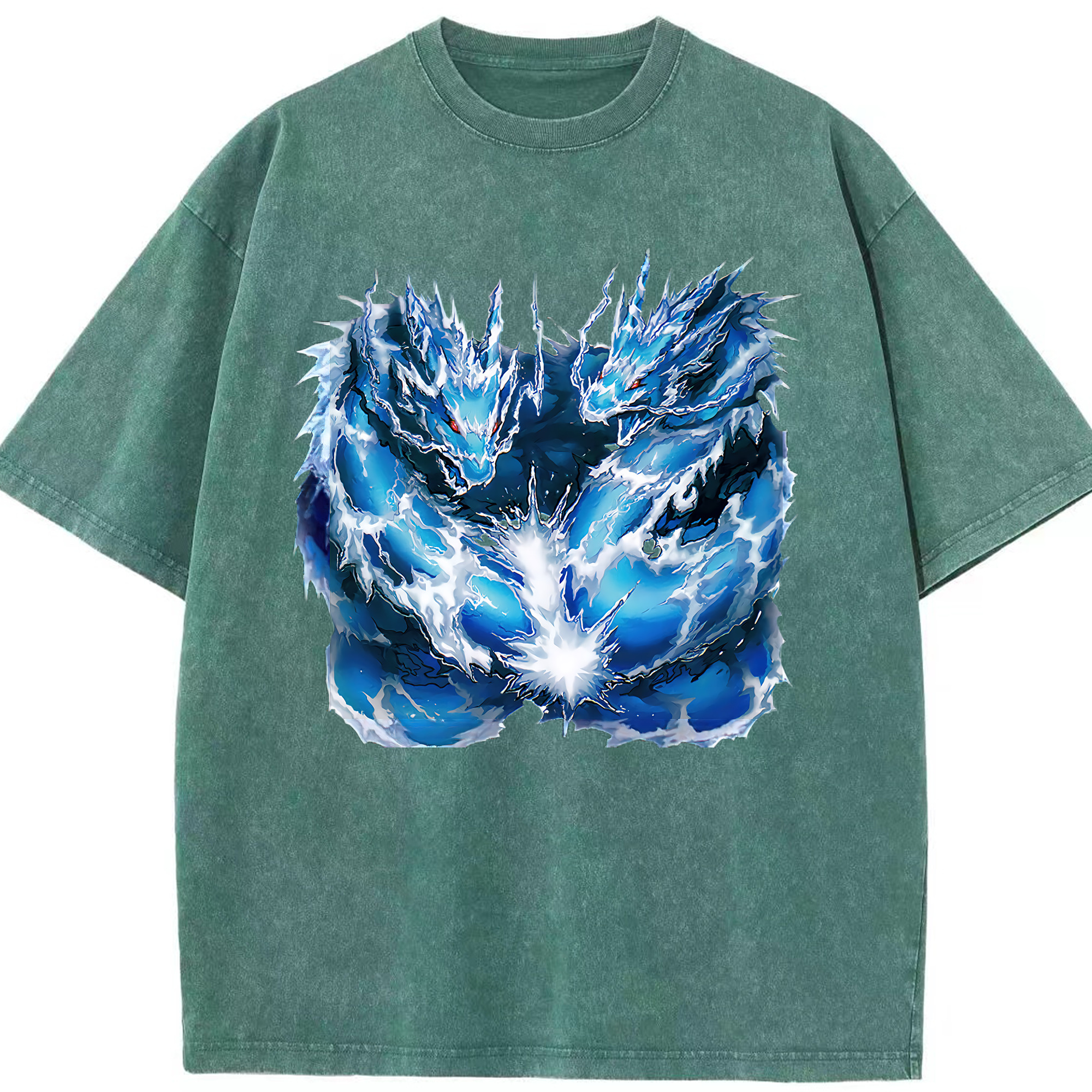（画像用） 遊☆戯☆王 Yu-Gi-Oh! 綿100% ヴィンテージ風 半袖Tシャツ（フロントプリント）
